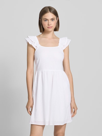 Only Slim fit mini-jurk van puur katoen, model 'DEFFIE' Offwhite - 4