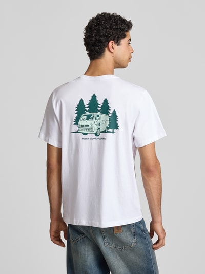 The North Face T-Shirt mit Label-Print und Rundhalsausschnitt Weiss 5
