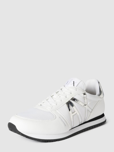 ARMANI EXCHANGE Sneaker mit Label-Details Weiss 2