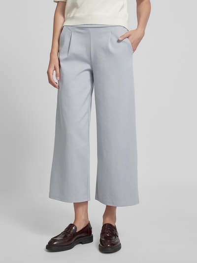 ICHI Culotte met elastische band, model 'Kate' Lichtgrijs - 4