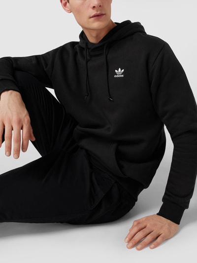 adidas Originals Hoodie met labelstitching Zwart - 3