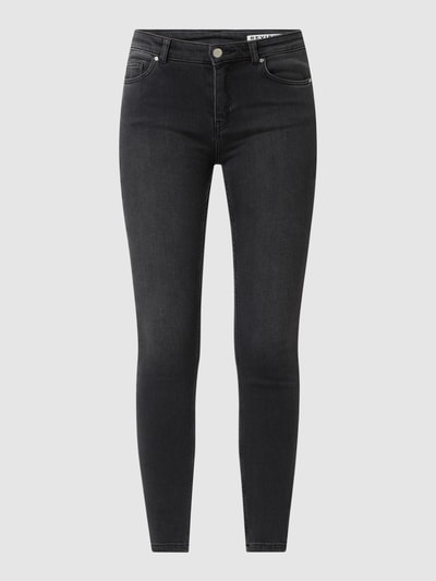 Review Jeansy o kroju skinny fit w odcieniu Dark washed Czarny 2