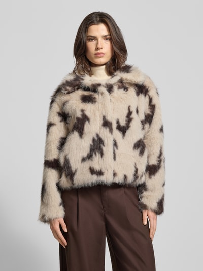 OPUS Jacke aus Kunstfell Modell 'Hajora' Beige 4