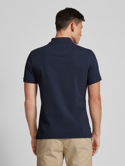 Barbour Poloshirt met korte knoopsluiting Marineblauw - 5