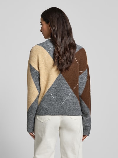 GUIDO MARIA KRETSCHMER WOMAN Regular Fit Pullover mit Woll-Anteil Modell 'Hedda' Dunkelbraun 5