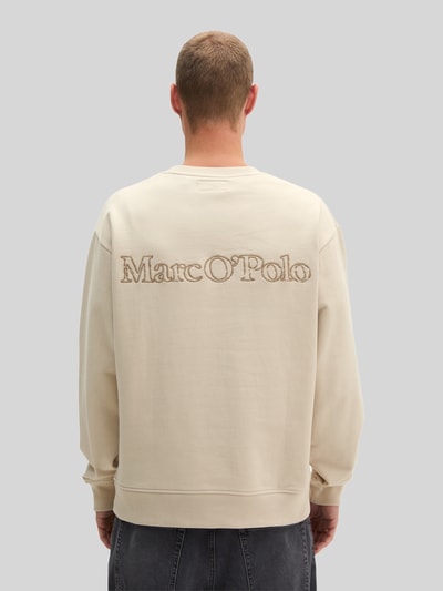 Marc O'Polo Relaxed Fit Sweatshirt aus reiner Baumwolle Sand 5