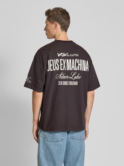 DEUS EX MACHINA T-Shirt mit Label-Print Anthrazit 5