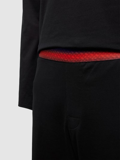 BOSS Pyjama mit Logo-Print Black 2