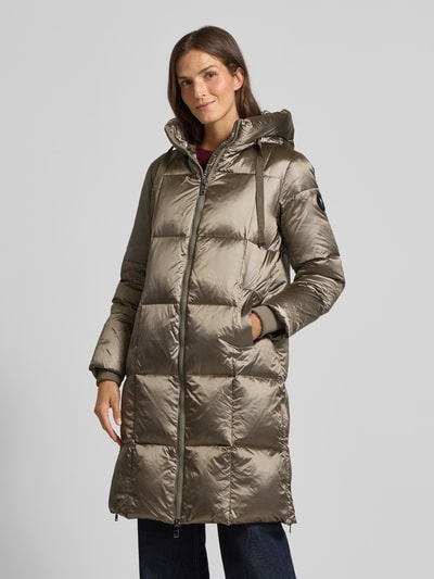 MOS MOSH Płaszcz pikowany ze stójką model ‘NOVA’ Piaskowy 4