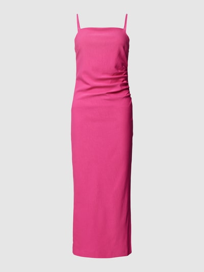 YAS Maxikleid mit Seitenschlitzen Modell 'ATLANTA' Pink 2