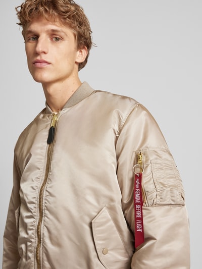 Alpha Industries Bomberka ze stójką Piaskowy 3