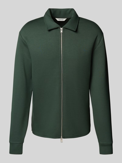 SELECTED HOMME Regular Fit Sweatjacke aus Viskose-Mix Modell 'EMANUEL' Dunkelgruen 2