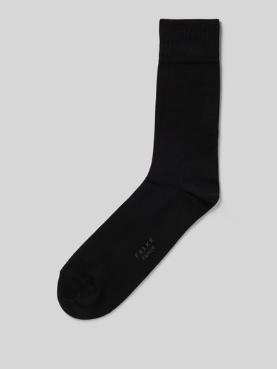 FALKE Socken mit elastischen Rippenbündchen Modell 'Family SO' Anthrazit Melange 1