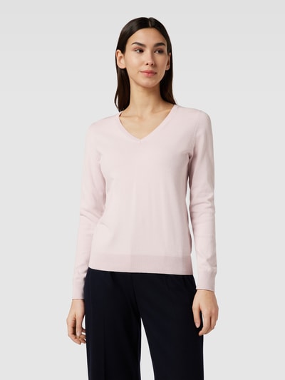 Montego Gebreide pullover met V-hals Rosé - 4