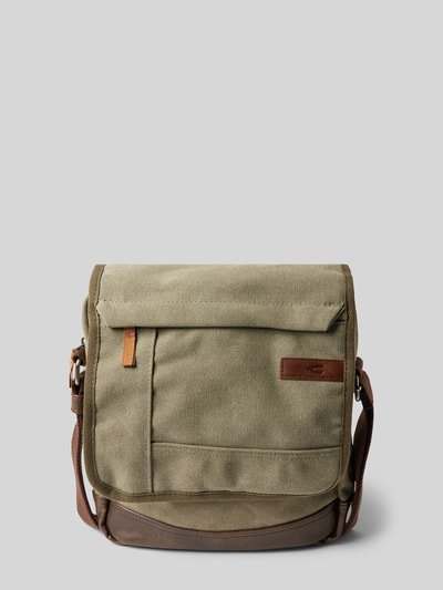 camel active Torba na ramię z naszywką z logo model ‘AIR FLAP’ Khaki 2