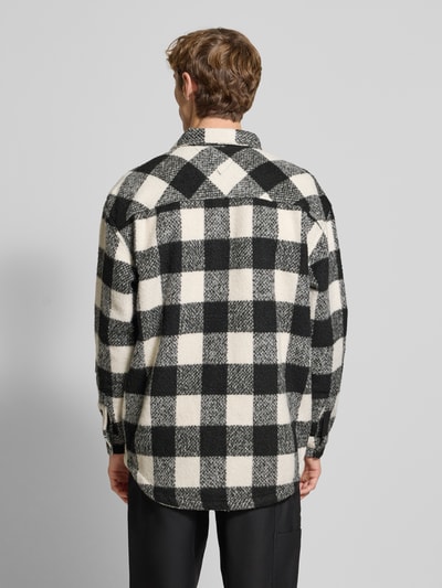 Tommy Jeans Regular fit overhemdjack met ruitmotief Zwart - 5