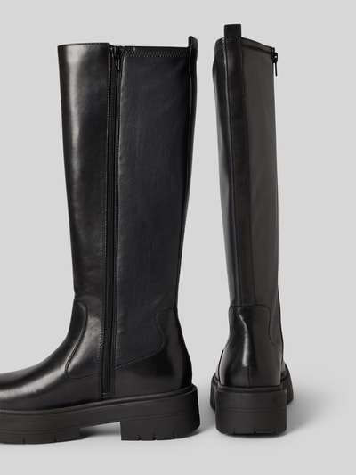 Geox Stiefel aus Leder mit Reißverschluss Modell 'SPHERICA' Black 2