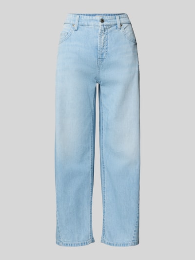CAMBIO Baggy Fit Jeans mit verkürztem Schnitt Modell 'ORIA' Bleu 2