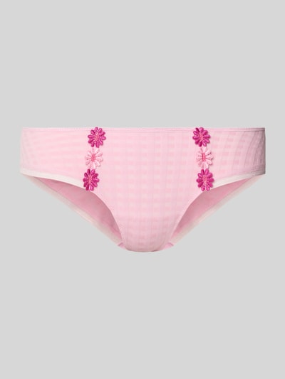 Marie Jo Slip met gebloemde siergarnering, model 'Avero' Roze - 1