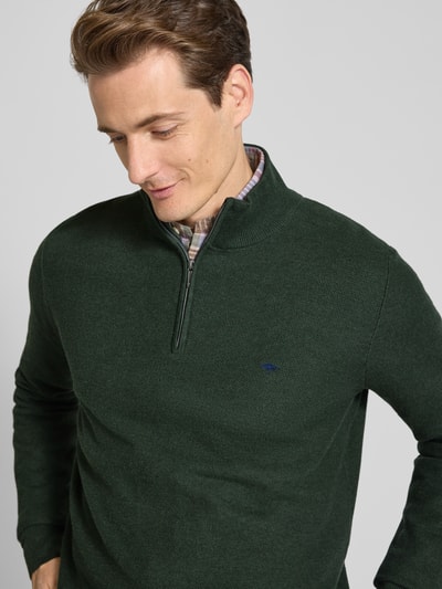 Fynch-Hatton Strickpullover mit Troyer-Kragen Bottle 3
