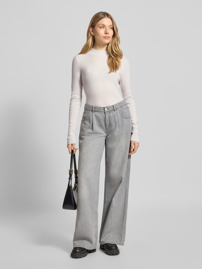 Betty Barclay Longsleeve aus reinem Kaschmir in Strick-Optik Modell 'August' Beige 1