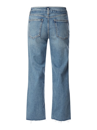 Silver Jeans Culotte aus Denim mit Gürtel  Jeansblau 4