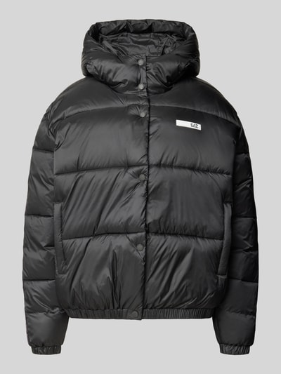 EA7 Emporio Armani Gewatteerd jack met labelpatch Donkergrijs - 2