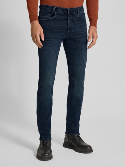 MAC Regular fit jeans, model 'Arne' Donkerblauw - 4