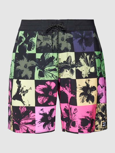 Billabong Zwembroek met all-over motief, model 'SUNDAYS' Zwart - 2