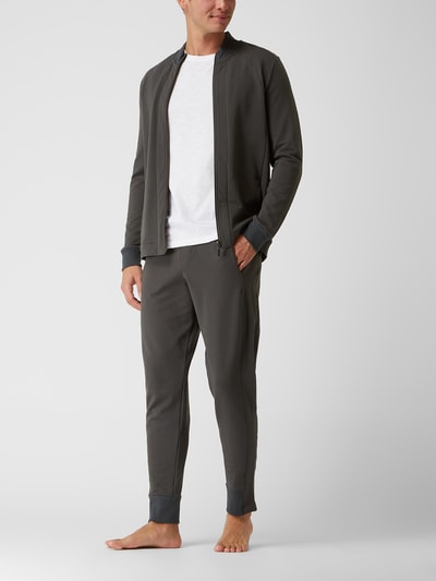 Hanro Sweatpants met labeldetail Donkergrijs - 1