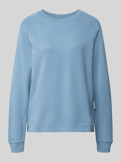 Marc O'Polo DENIM Regular Fit Sweatshirt aus reiner Baumwolle Rauchblau 2