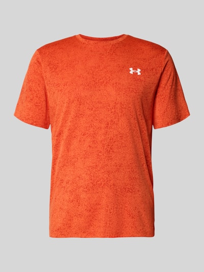 Under Armour T-Shirt mit Label-Print Orange 2