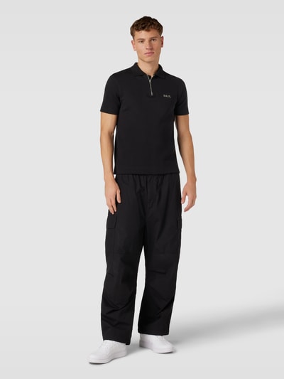 Balr. Regular fit poloshirt met ritssluiting Zwart - 1