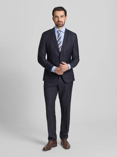 Jake*s Slim fit zakelijk overhemd met extra lange mouwen Bleu - 1