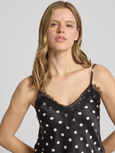 ONLY Slim Fit Trägertop mit asymmetrischem Rumpf Modell 'BELLA' Black 3