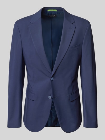 MCNEAL Slim fit 2-knoops colbert met klepzakken Marineblauw - 2