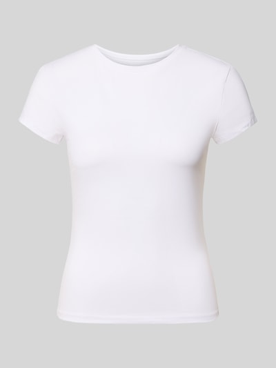 REVIEW T-Shirt mit Rundhalsausschnitt Weiss 2