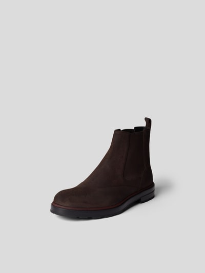 Bally Chelsea Boots mit Lochstickerei Dunkelgrau 2