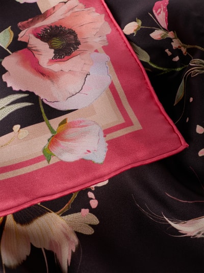 Marc Cain Seidenschal mit eingefassten Abschlüssen Black 2