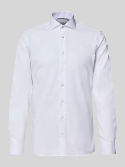 ETERNA Slim Fit Businesshemd aus Twill Weiss 2