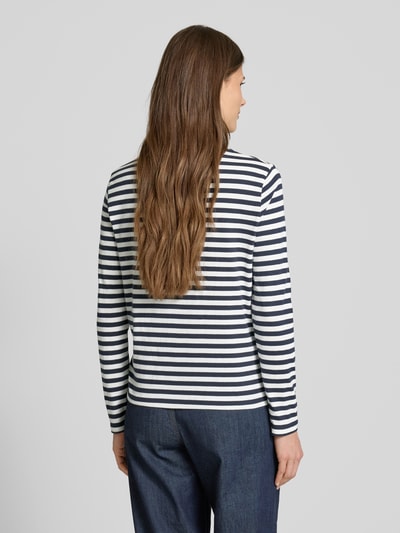 Gant Longsleeve mit Label-Stitching Marine 5