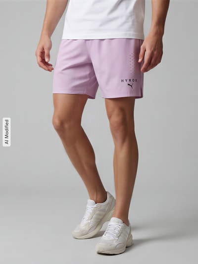 PUMA Performance Regular Fit Sportshorts mit Label-Print Lavender 4