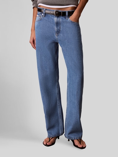 Calvin Klein Jeans Straight Fit Jeans aus reiner Baumwolle Jeansblau 4