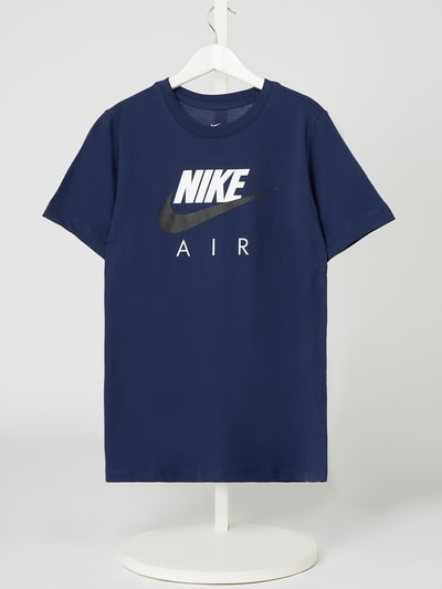 Nike T-shirt van katoen Marineblauw - 1