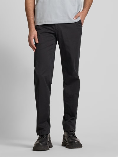 Brax Regular Fit Chino im 5-Pocket-Design Modell 'EVANS' Black 4