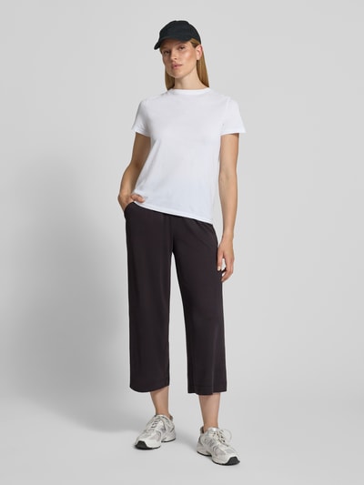 Christian Berg Woman Straight Fit Stoffhose in verkürzter Passform Black 1