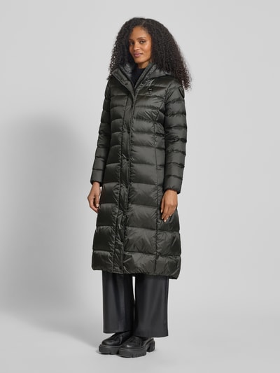 Blauer Usa Płaszcz puchowy z kapturem model ‘ANITA’ Ciemnoszary 4