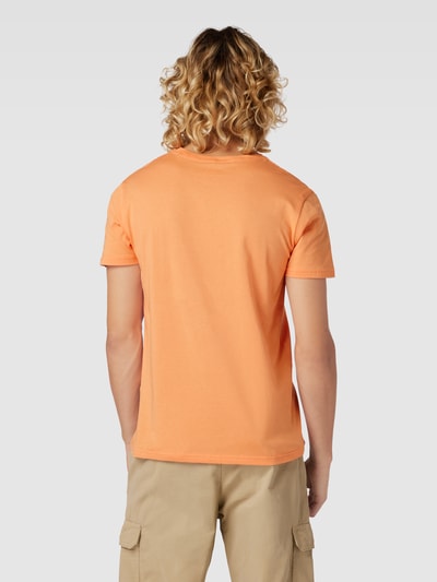 Alpha Industries T-Shirt mit Label-Print Orange 5