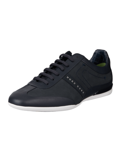 BOSS Sneaker 'Space Select' aus Leder Dunkelblau 1