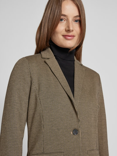 Tom Tailor Getailleerde blazer van jacquard met 2-knoopssluiting  Beige - 3